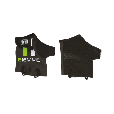 Велоперчатки Biemme Straps, черно-зеленые, 2019, A60J201M