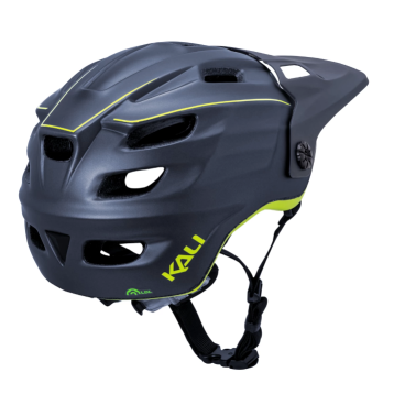 Шлем велосипедный KALI ENDURO/MTB MAYA2.0 REVOLT, черно-неоновый матовый 2019, 02-419147