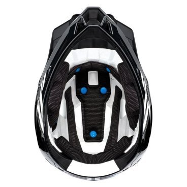 Велошлем 100% Trajecta Helmet, черно-белый, 2019, 80020-011-13
