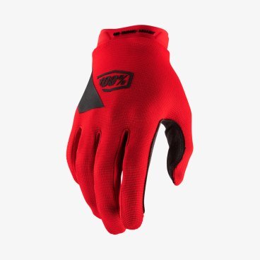 Велоперчатки 100% Ridecamp Glove Red 2019, 10018-003-12