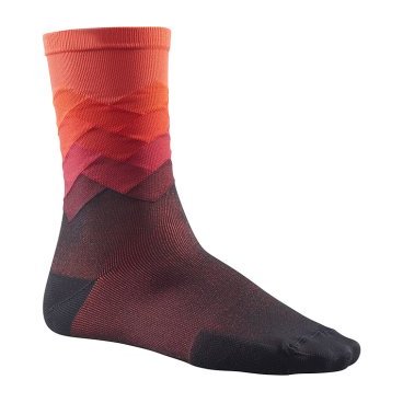 Носки велосипедные MAVIC Cosmic Graphic Socks, красные, 2019, 401952