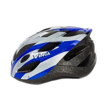 Фото Велошлем Vinca Sport, белый/синий, VSH 23 New azuro
