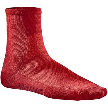 Носки велосипедные MAVIC ESSENTIAL Mid Sock, красные, 2019, C12347