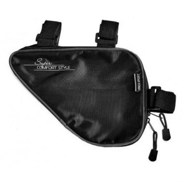 Фото Велосумка под раму Vinca Sport, карман для телефона внутри сумки, 240*180*60мм, FB 05-1 full black