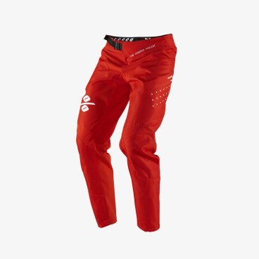 Велоштаны 100% R-Core Pants, красный 2019, 43104-003-34