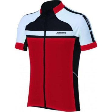 Велоджерси BBB Keirin jersey s.s, черно-красный 2019, BBW-239