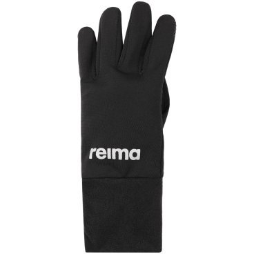 Перчатки детские флис Reima Loisto, черный 2019