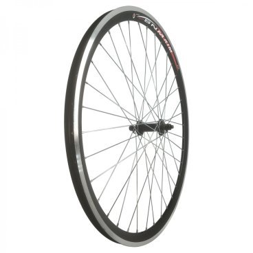 Колесо велосипедное TRIX, 26", алюминий, двойной передний обод, алюминиевая втулка на гайке под диск, D-10 (26) black