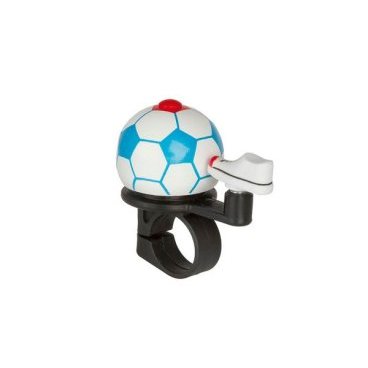 Звонок M-Wave Soccer Russia, с вертикальным курком, в виде футбольного мяча, 420209