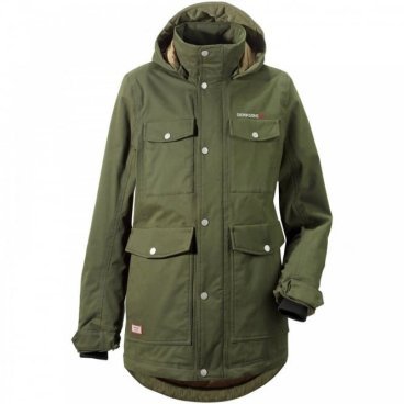 Куртка подростковая Didriksons CAIN BS JKT, серо-зелёный, 500575