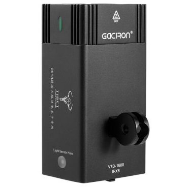 Фонарь передний GACIRON V7D-1000, 1000lm, 1 диод, 4 режима, Li-аккумулятор, USB, крепление H10, алюминий, V7D-1000