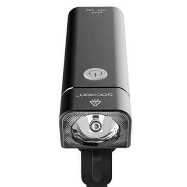 Фонарь передний GACIRON V9F600, 600lm, 1 диод, 4 режима, Li-аккумулятор, USB, алюминий. черный, 120гр, V9F600