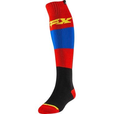 Велоноски Fox FRI Linc Thin Sock Blue/Red, 2020, 24025-149-L