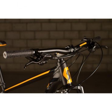 Горный велосипед SCOTT Aspect 730, 27,5", black/yellow, с руководством по эксплуатации, 2018