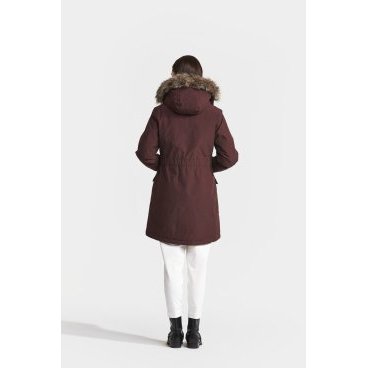 Куртка женская Didriksons MEJA WNS PARKA, бургундия, 502783