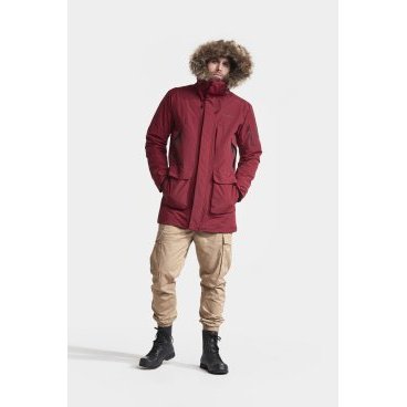 Куртка мужская Didriksons MARCEL USX PARKA, простой красный, 502594