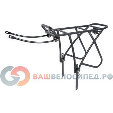 Багажник для велосипеда AUTHOR ACR-50 26-29", сварной, для дисковых тормозов, черный, 8-15201220
