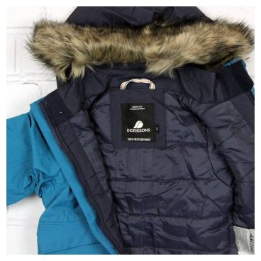 Куртка детская Didriksons KURE KIDS PARKA, синий лёд, 501848