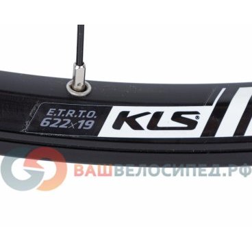 Колесо велосипедное переднее KELLY'S KLS DRAFT DSC, 28/29", двойной обод 32Н, с эксцентриком, черное