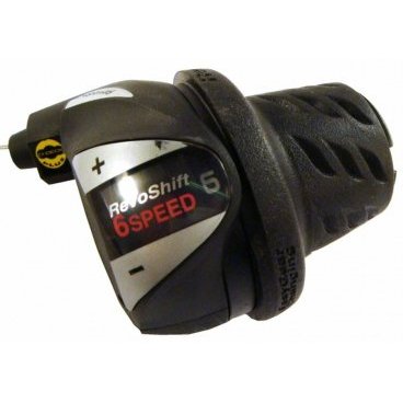 Фото Шифтер велосипедный Shimano Tourney RevoShifter SL-RS36-6R, правый, 6-скоростной, с тросом 2050 мм, ST (590131)