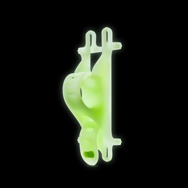 Держатель для смартфона Bone Collection BIKE TIE, силикон, на руль, 4.0'-6.0', люминисцентный зеленый, 07-150014