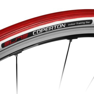 Фото Покрышка для велотренажера Elite Coperton, 23х622, красная, EL0102102
