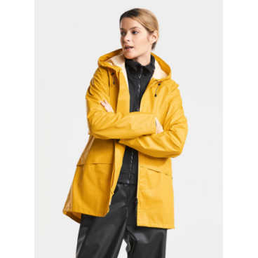 Куртка женская Didriksons AVON WNS JKT, жёлтый, 501442
