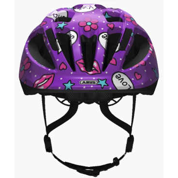 Велошлем детский ABUS Smooty 2.0 purple kisses, 818578_ABUS