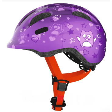 Велошлем детский ABUS SMILEY 2.0, пурпурный, "Звезды"