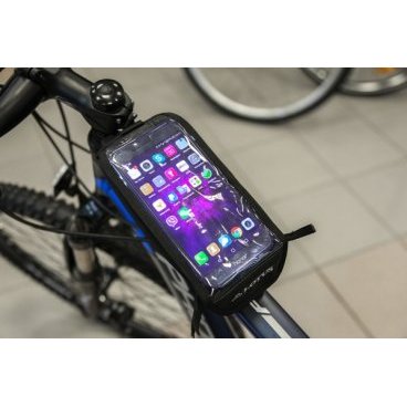 Велосумка LOTUS SH-P27, на раму, с чехлом для смартфона, 19,5х11х9 см, LOTUS_SH-P27