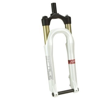 Вилка велосипедная RST SPACE FREE QR, ход 100 мм, стальная пружина, масляный демпфер, белый, RST_SPACE_QR_2012