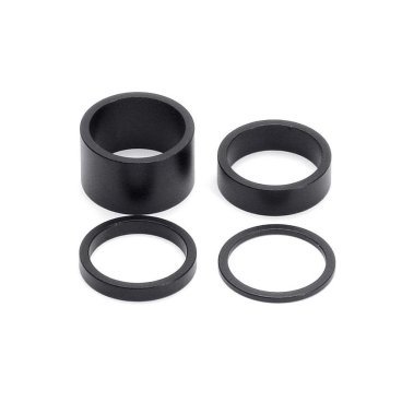Фото Проставочные кольца ALHONGA HJ-AL001 ED, 10 мм, черный, ALH_HJ-AL001_ED_black_10m