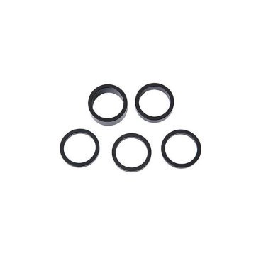 Проставочные кольца ALHONGA HJ-AL007 ED, 10 мм, черный, ALH_HJ-AL007_ED_black_10m
