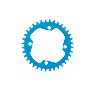 Звезда велосипедная Garbaruk, передняя, 104 BCD Round 36T Blue, 5907441517096