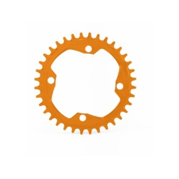 Звезда велосипедная Garbaruk, передняя, 104 BCD Round 36T Orange, 5907441517119