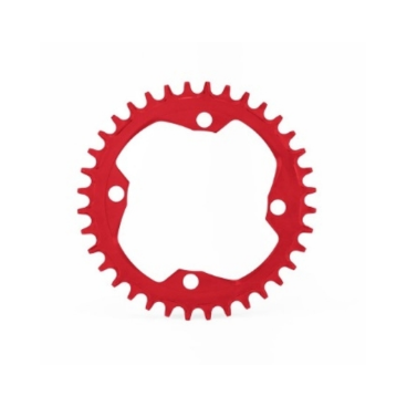 Звезда велосипедная Garbaruk, передняя, 104 BCD Round 36T Red, 5907441517126