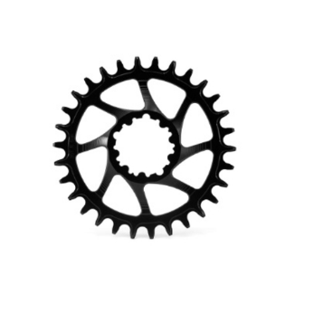 Фото Звезда велосипедная Garbaruk, передняя, SRAM GXP Round 30T Black, 5907441528702