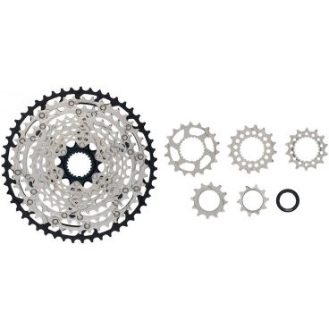 Кассета велосипедная Shimano SLX, M7100, 11 cкоростей, 10-51Т, алюминий, сталь, ICSM7100051