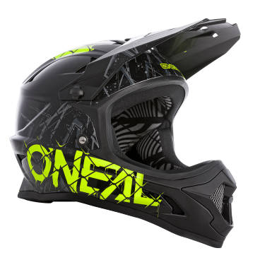 Шлем велосипедный O´Neal Backflip ZOMBIE, black/neon yellow, 0500-572