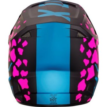 Велошлем Fox V1 Grav Helmet, Black/Pink, 17355-285