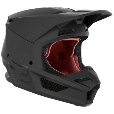Велошлем Fox V1 Matte Helmet, Matte Black, 2020, 25475-255