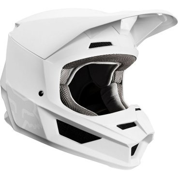 Велошлем Fox V1 Matte Helmet, White, 2019, 21828-008