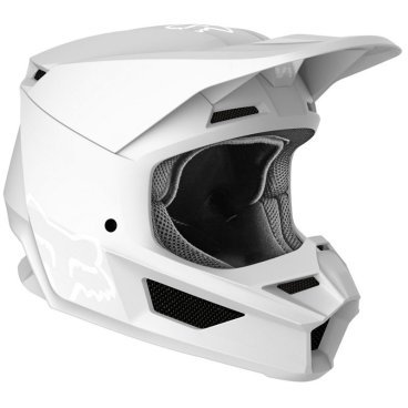 Велошлем Fox V1 Matte Helmet, White, 2020, 25475-008