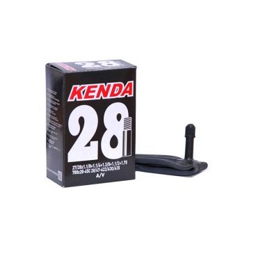Камера велосипедная KENDA, 28", 700х28/45С, антипрокольная с герметиком, нипель авто (50)