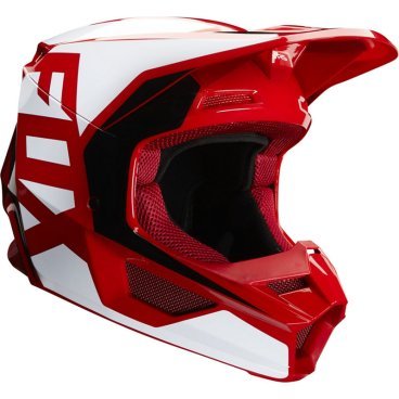 Велошлем Fox V1 Prix Helmet, Flame Red, 25471-122