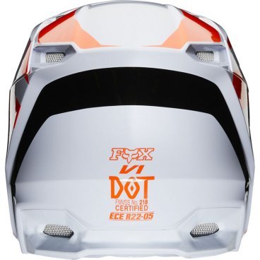 Велошлем Fox V1 Prix Helmet, Flow Orange, 25471-824
