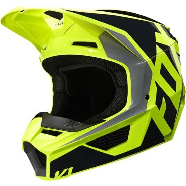 Фото Велошлем Fox V1 Prix Lovl SE Helmet, Black/Yellow, 25471-019