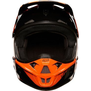 Велошлем Fox V1 Race Helmet, Orange Gloss, 2018, 19532-009