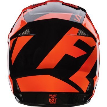 Велошлем Fox MX V1 Race Helmet, Orange, 2018, 17344-009