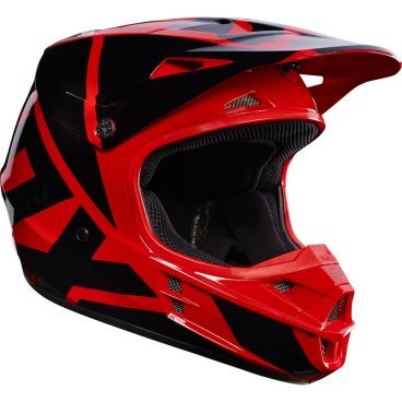 Велошлем Fox V1 Race Helmet, Red, 2016, 17344-003
